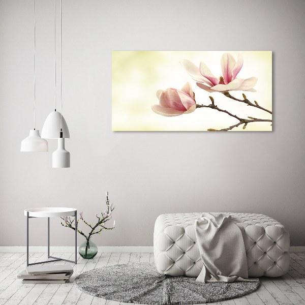 Quadro su vetro acrilico Magnolia