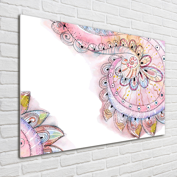 Quadro su vetro acrilico Modello astratto