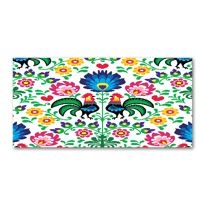 Quadro in vetro acrilico Modello etnico