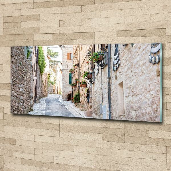 Quadro vetro acrilico Viale cittadino