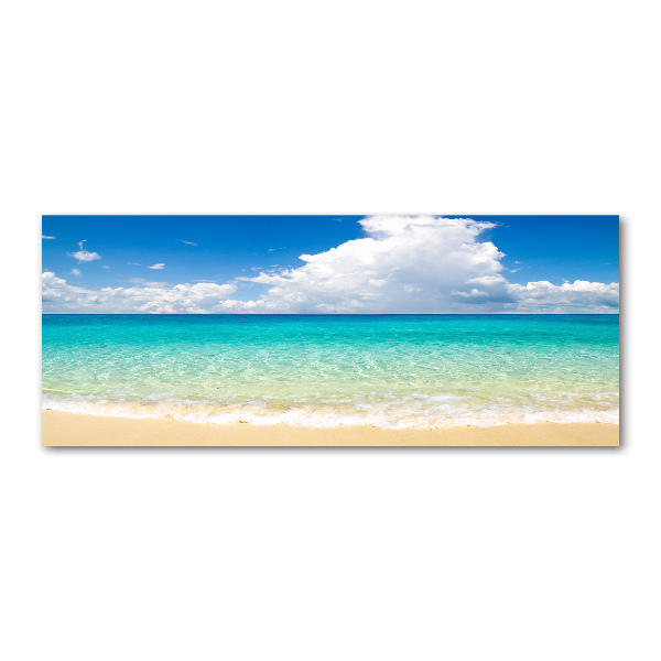 Quadro su vetro acrilico Spiaggia del Paradiso