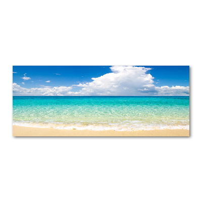 Quadro su vetro acrilico Spiaggia del Paradiso