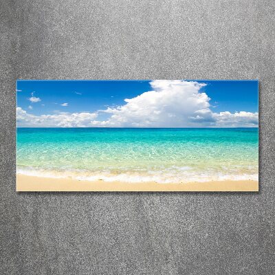 Quadro su vetro acrilico Spiaggia del Paradiso