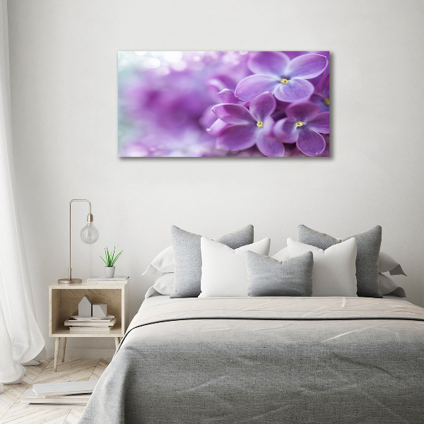 Quadro su vetro acrilico Fiori di lillà