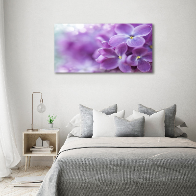 Quadro su vetro acrilico Fiori di lillà