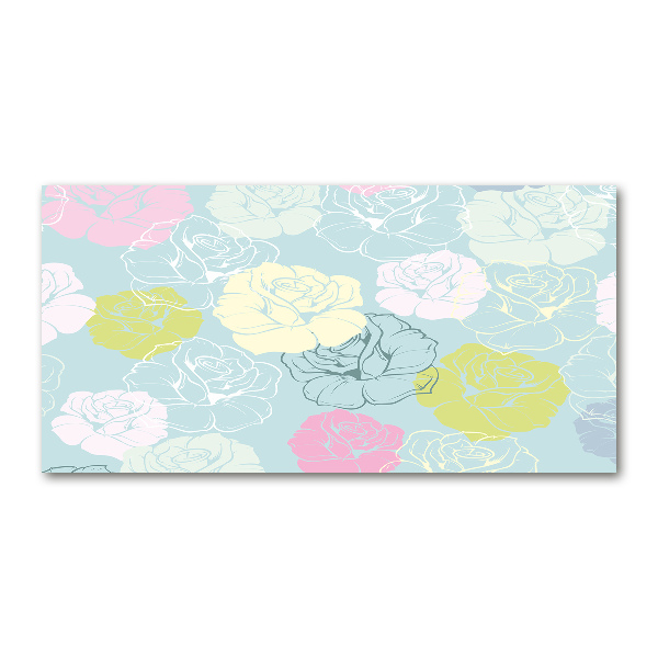 Quadro vetro acrilico Rose