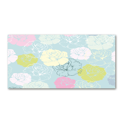 Quadro vetro acrilico Rose