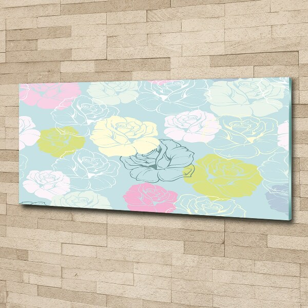 Quadro vetro acrilico Rose