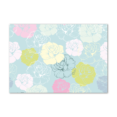 Quadro vetro acrilico Rose