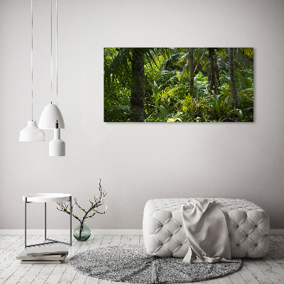 Quadro in vetro acrilico Foresta tropicale
