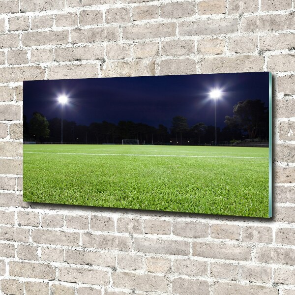 Quadro su vetro acrilico Campo da calcio