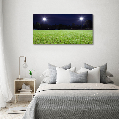 Quadro su vetro acrilico Campo da calcio