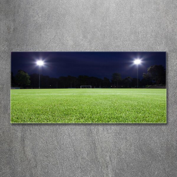 Quadro su vetro acrilico Campo da calcio
