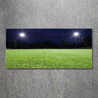 Quadro su vetro acrilico Campo da calcio