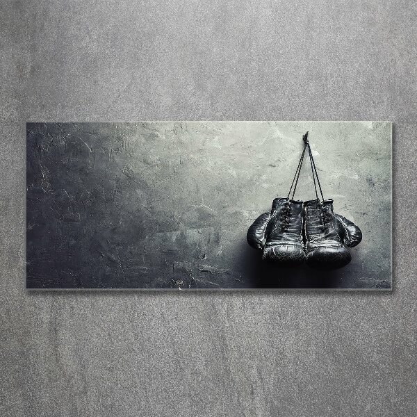 Quadro in vetro acrilico Guantoni da boxe