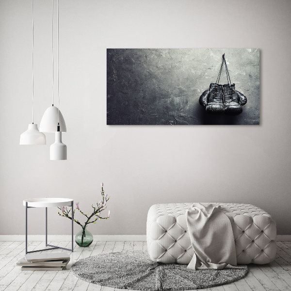 Quadro in vetro acrilico Guantoni da boxe