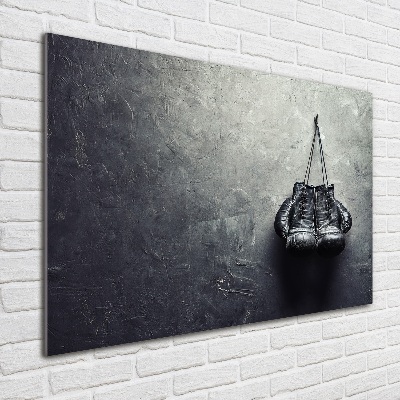 Quadro in vetro acrilico Guantoni da boxe