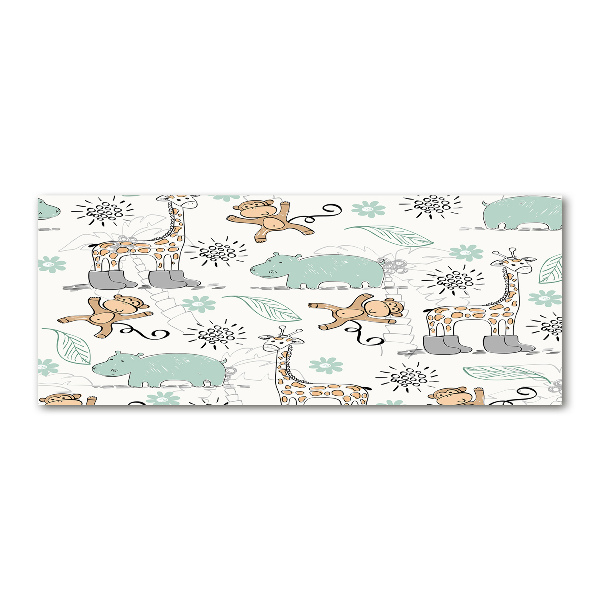 Quadro in vetro acrilico Animali