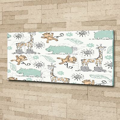 Quadro in vetro acrilico Animali