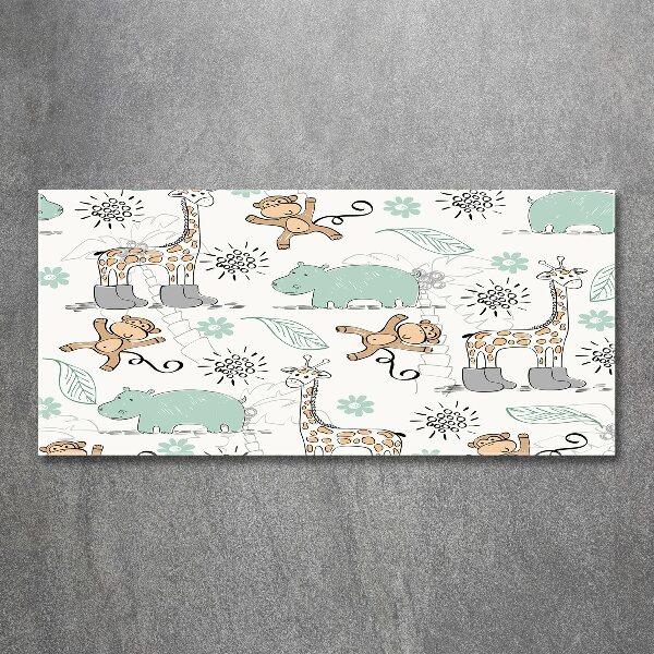 Quadro in vetro acrilico Animali