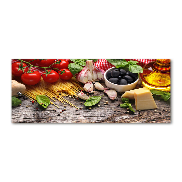 Quadro su vetro acrilico Cibo italiano
