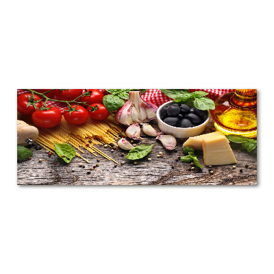 Quadro su vetro acrilico Cibo italiano