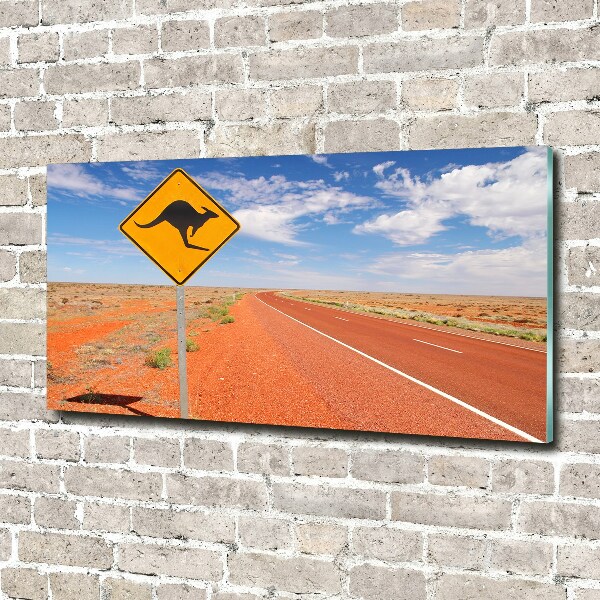Quadro vetro acrilico Strada in Australia