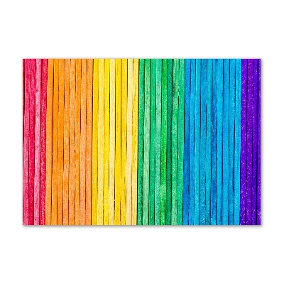 Quadro su vetro acrilico Strisce colorate