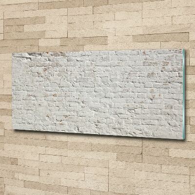 Quadro su vetro acrilico Muro di mattoni