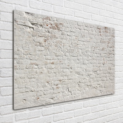 Quadro su vetro acrilico Muro di mattoni