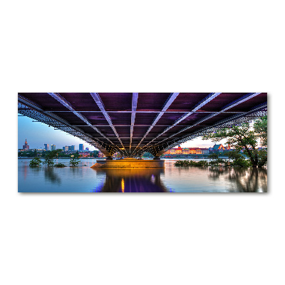 Quadro su vetro acrilico Ponte a Varsavia