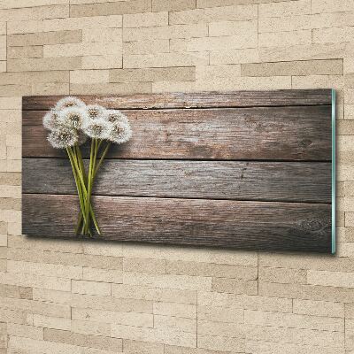 Quadro su vetro acrilico Legno di tarassaco