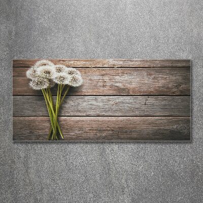 Quadro su vetro acrilico Legno di tarassaco