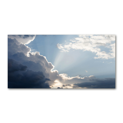 Quadro in vetro acrilico Nuvole nel cielo