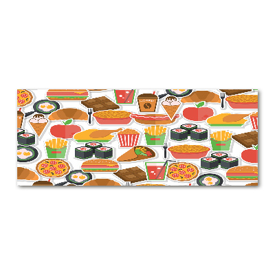 Quadro vetro acrilico Fast food