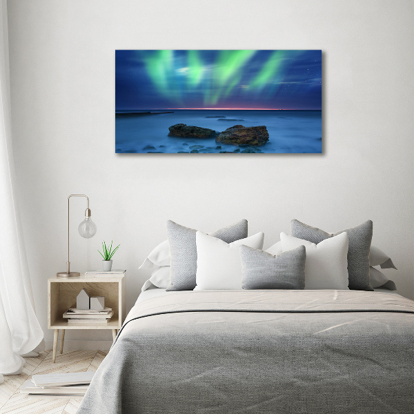 Quadro in vetro acrilico Aurora boreale