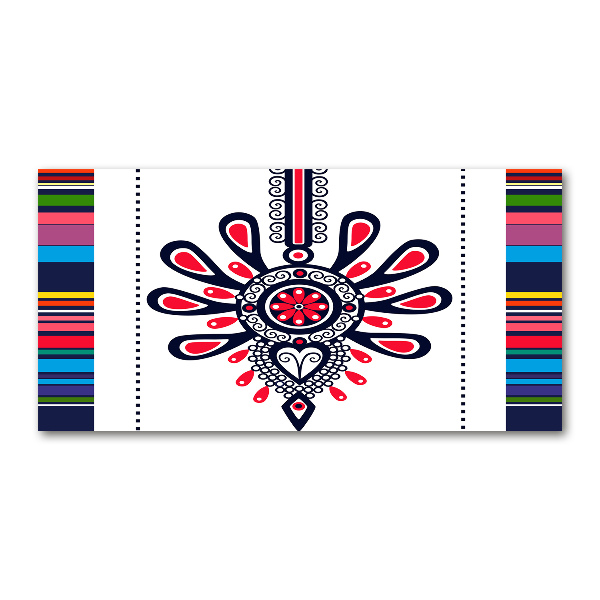 Quadro su vetro acrilico Modello popolare polacco