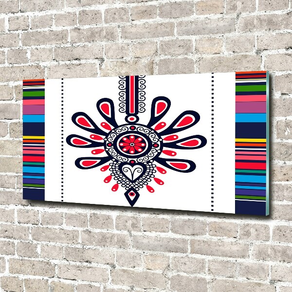 Quadro su vetro acrilico Modello popolare polacco