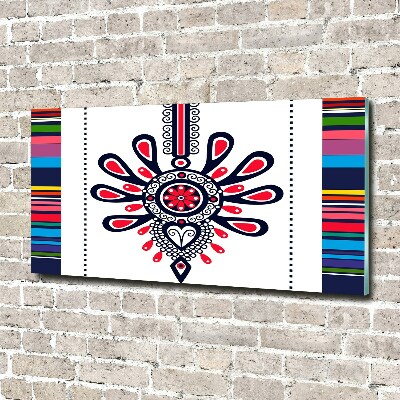 Quadro su vetro acrilico Modello popolare polacco