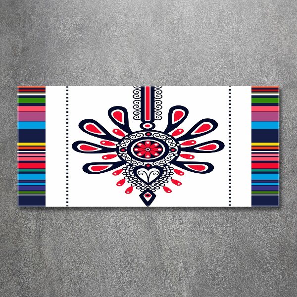 Quadro su vetro acrilico Modello popolare polacco