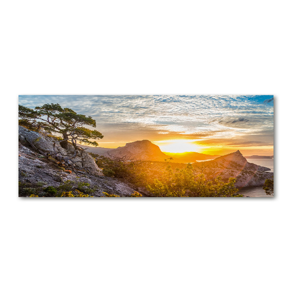 Quadro in vetro acrilico Tramonto