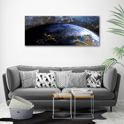 Quadro vetro acrilico Pianeta Terra