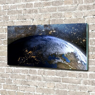Quadro vetro acrilico Pianeta Terra