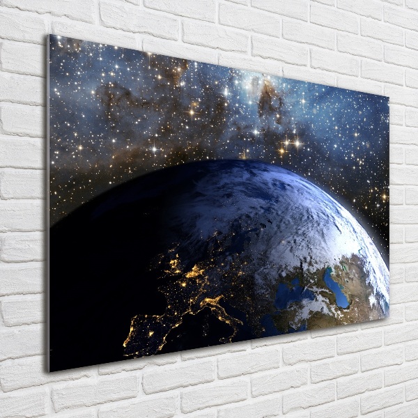 Quadro vetro acrilico Pianeta Terra