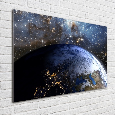Quadro vetro acrilico Pianeta Terra