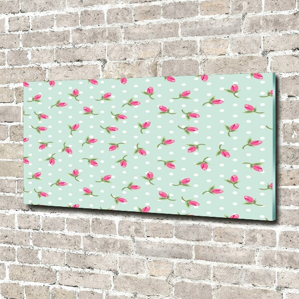 Quadro vetro acrilico Motivo a rose