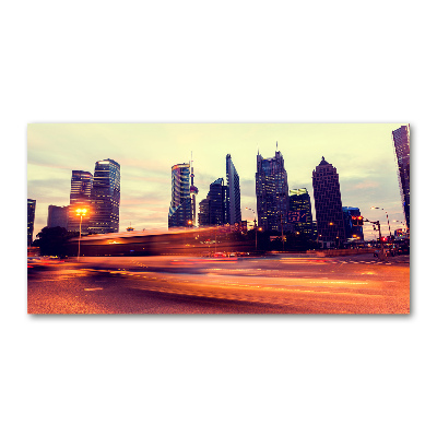 Quadro vetro acrilico Shanghai di notte