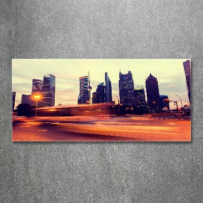 Quadro vetro acrilico Shanghai di notte