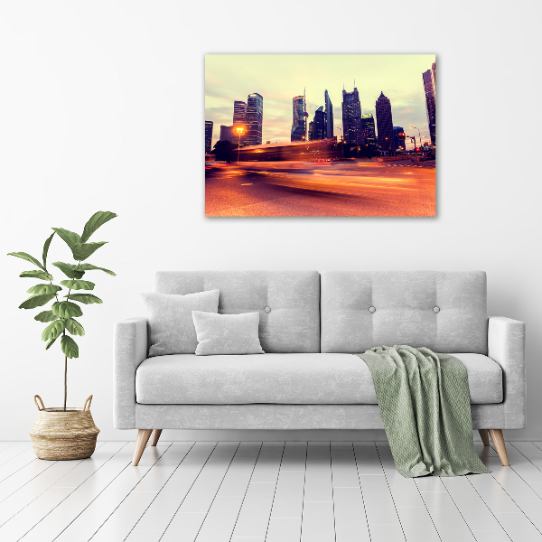 Quadro vetro acrilico Shanghai di notte