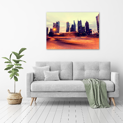 Quadro vetro acrilico Shanghai di notte